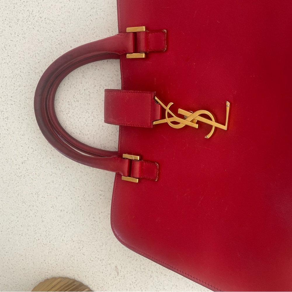 Yves Saint Laurent Scarlet Satchel - Picture 7 of 10